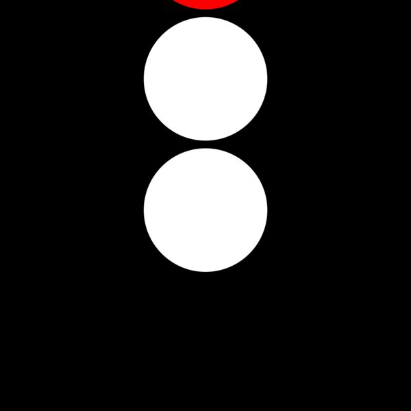 traffic semaphore silhouette red Thumbnail