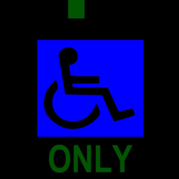 Leomarc sign disabled parking Thumbnail