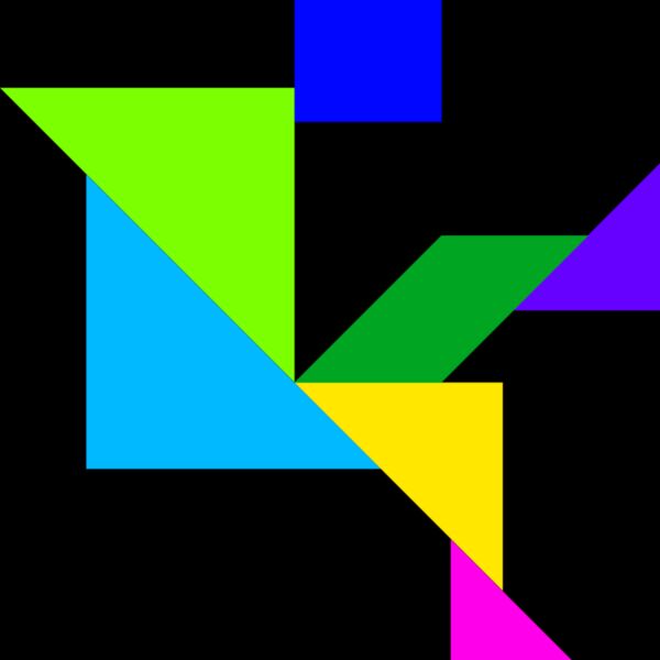 Tangram shape people 26 Thumbnail