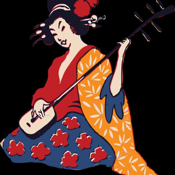 johnny automatic geisha playing shamisen Thumbnail