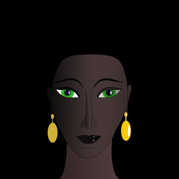 Machovka black woman with green eyes Thumbnail