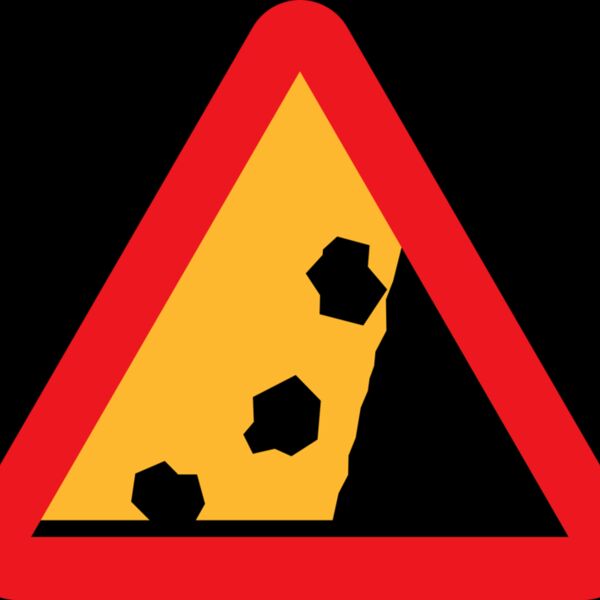 ryanlerch Falling Rocks from RHS roadsign Thumbnail