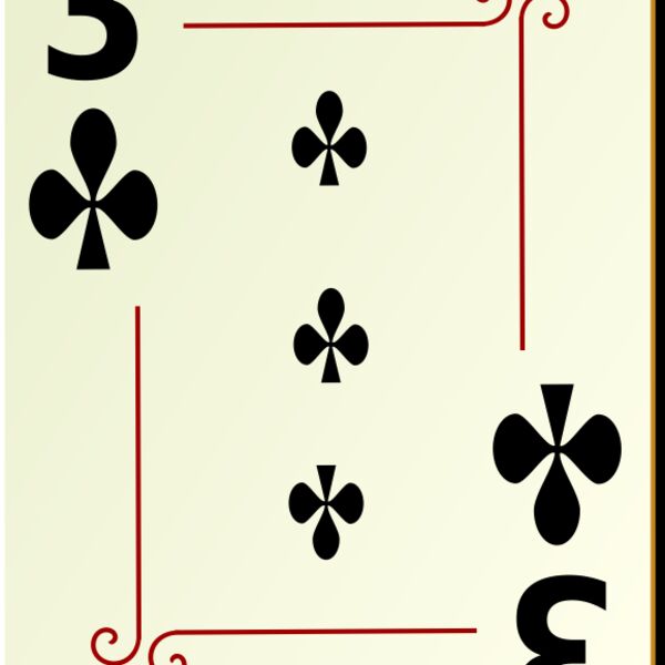 nicubunu Ornamental deck 3 of clubs Thumbnail