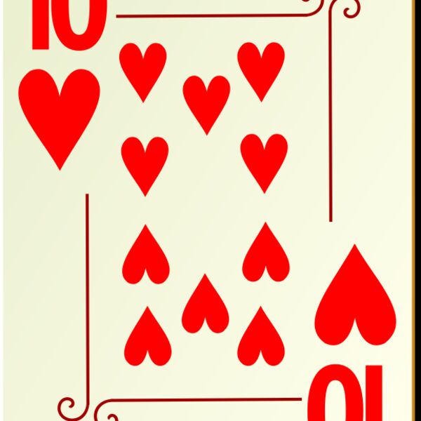 nicubunu Ornamental deck 10 of hearts Thumbnail