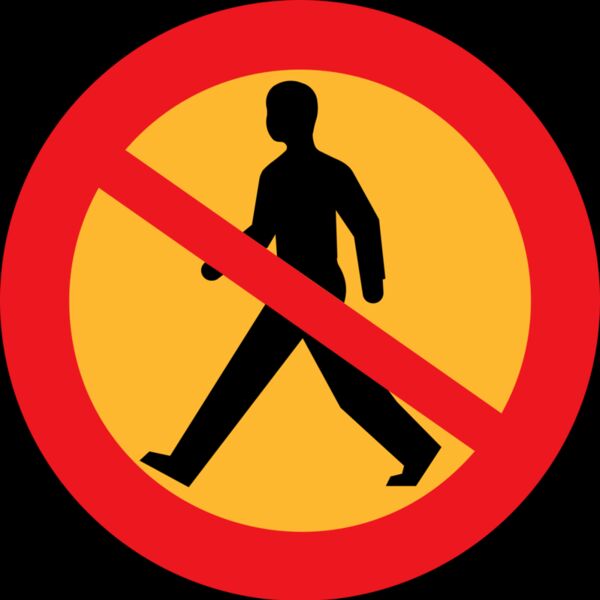 ryanlerch No entry sign with a man Thumbnail