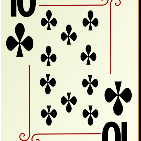 nicubunu Ornamental deck 10 of clubs Thumbnail