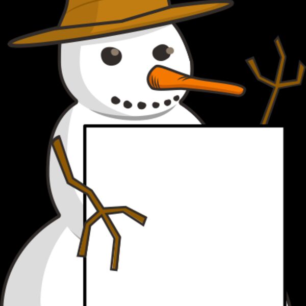 snowmanwithsign Thumbnail