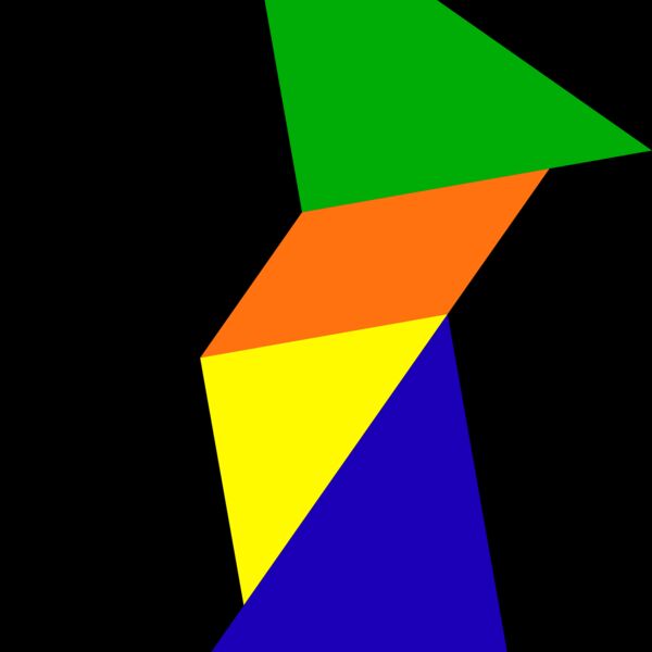 Tangram shape people 76 Thumbnail