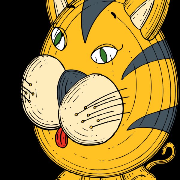 johnny automatic cat figurine Thumbnail